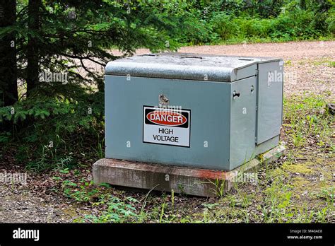 high voltage electric box in backyard|electric box safe or not.